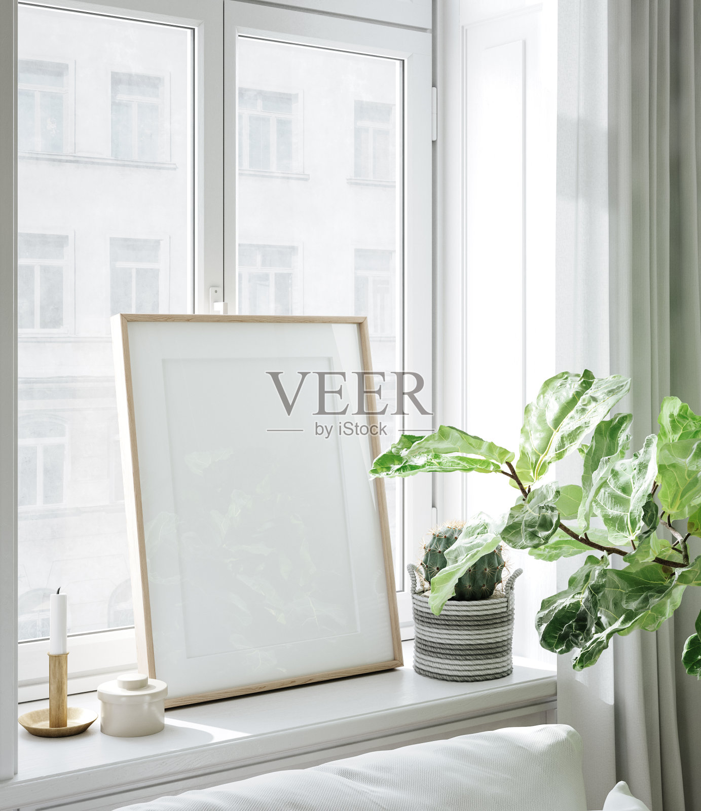 模型框架站在近窗口照片摄影图片