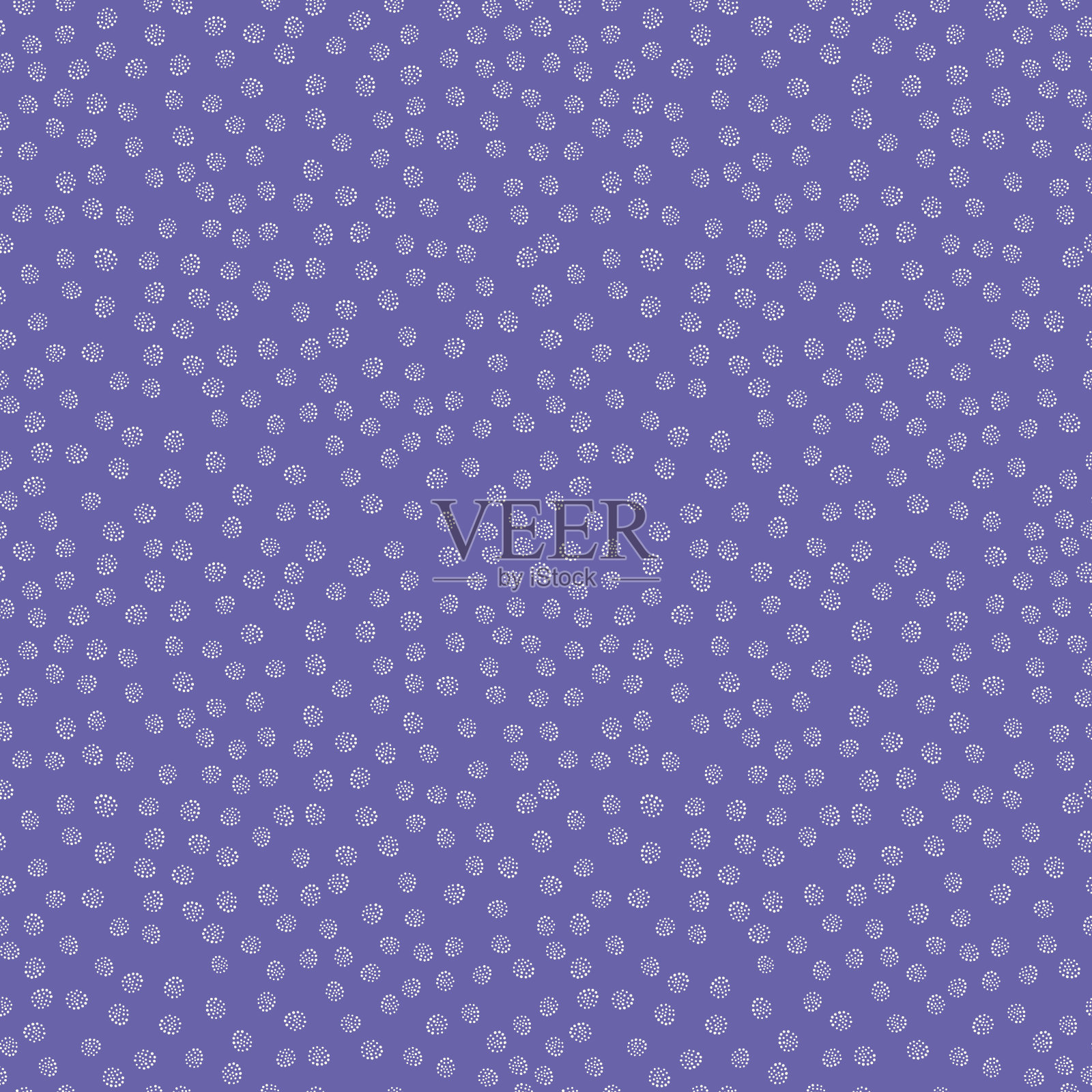 长春花背景抽象图案。矢量无缝重复手绘不规则点。插画图片素材