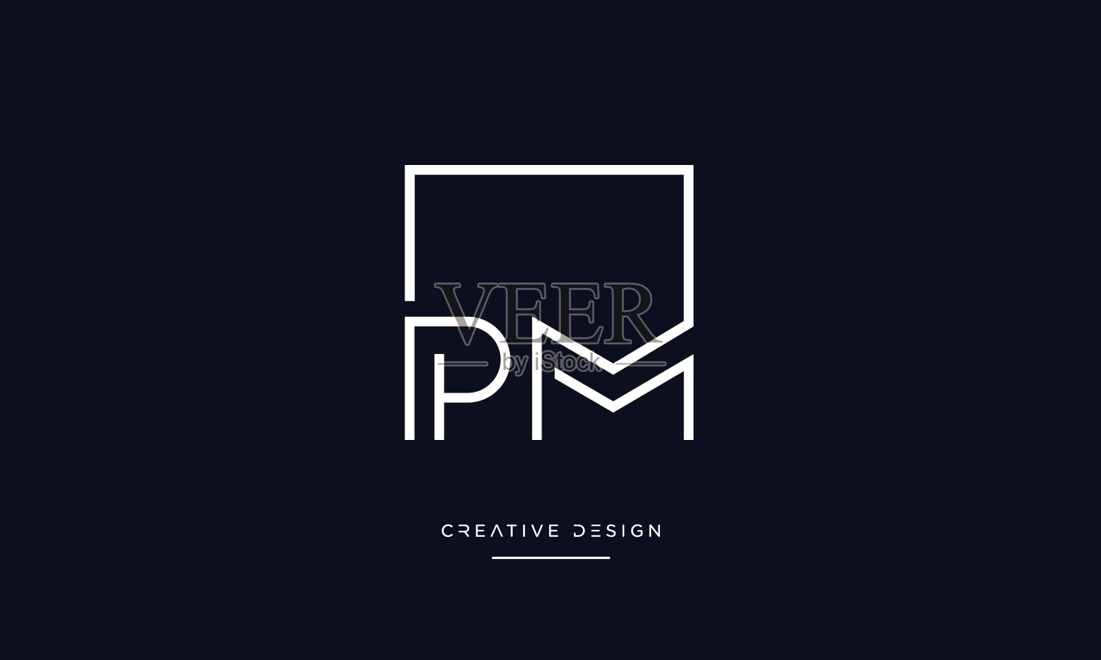 PM, MP字母字母抽象图标标志交织插画图片素材