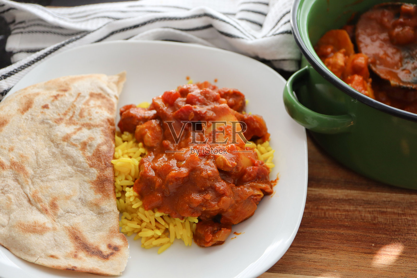 盘咖喱照片摄影图片