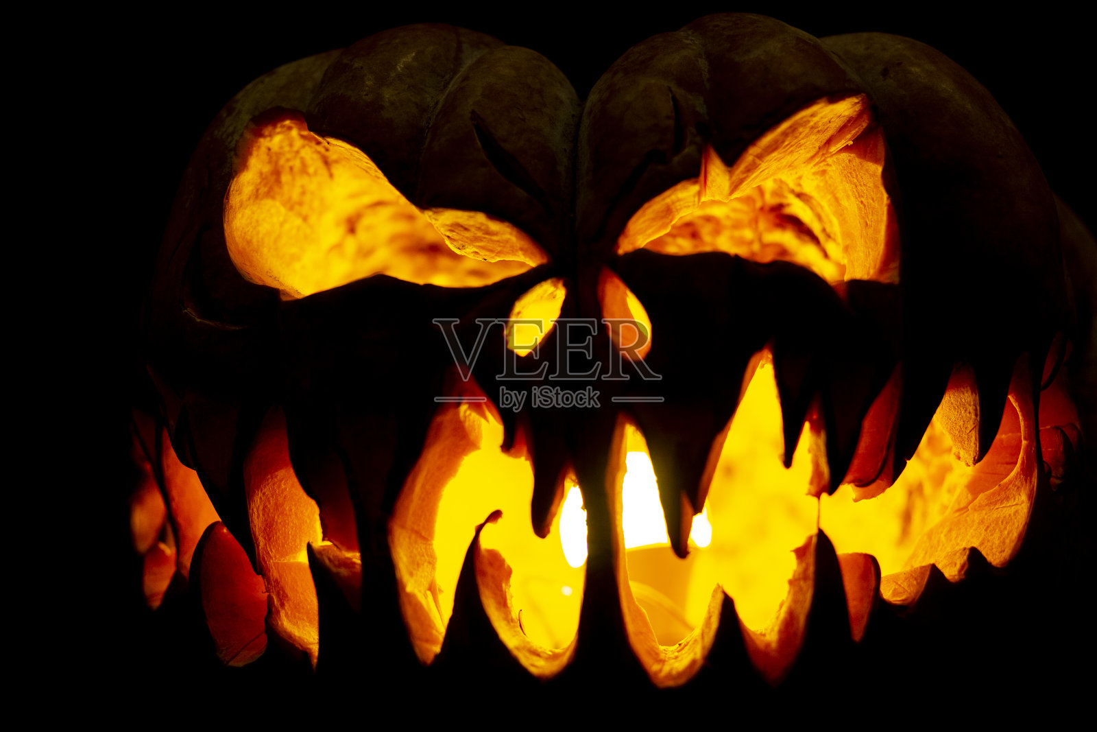 万圣节蜂蜜南瓜照片摄影图片