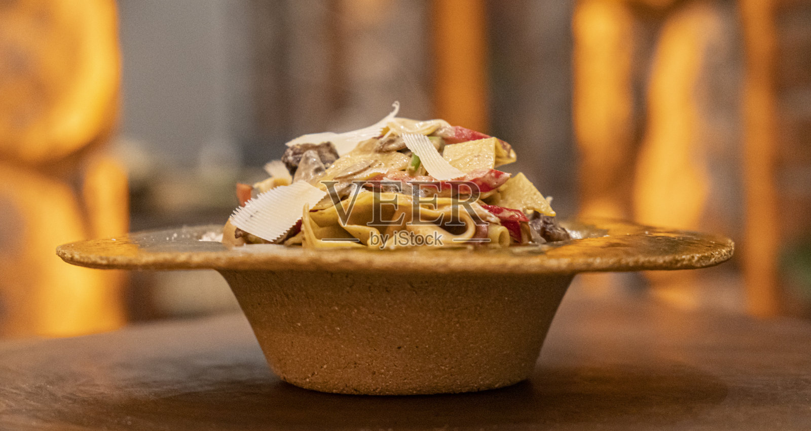 混合意大利面照片摄影图片