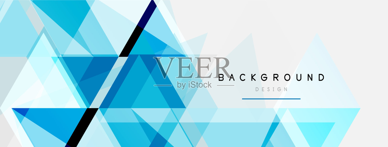 镶嵌三角形几何背景技术或插画图片素材