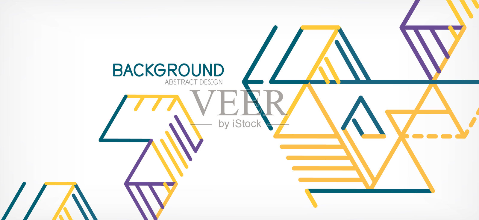 摘要背景色线上的白色插画图片素材