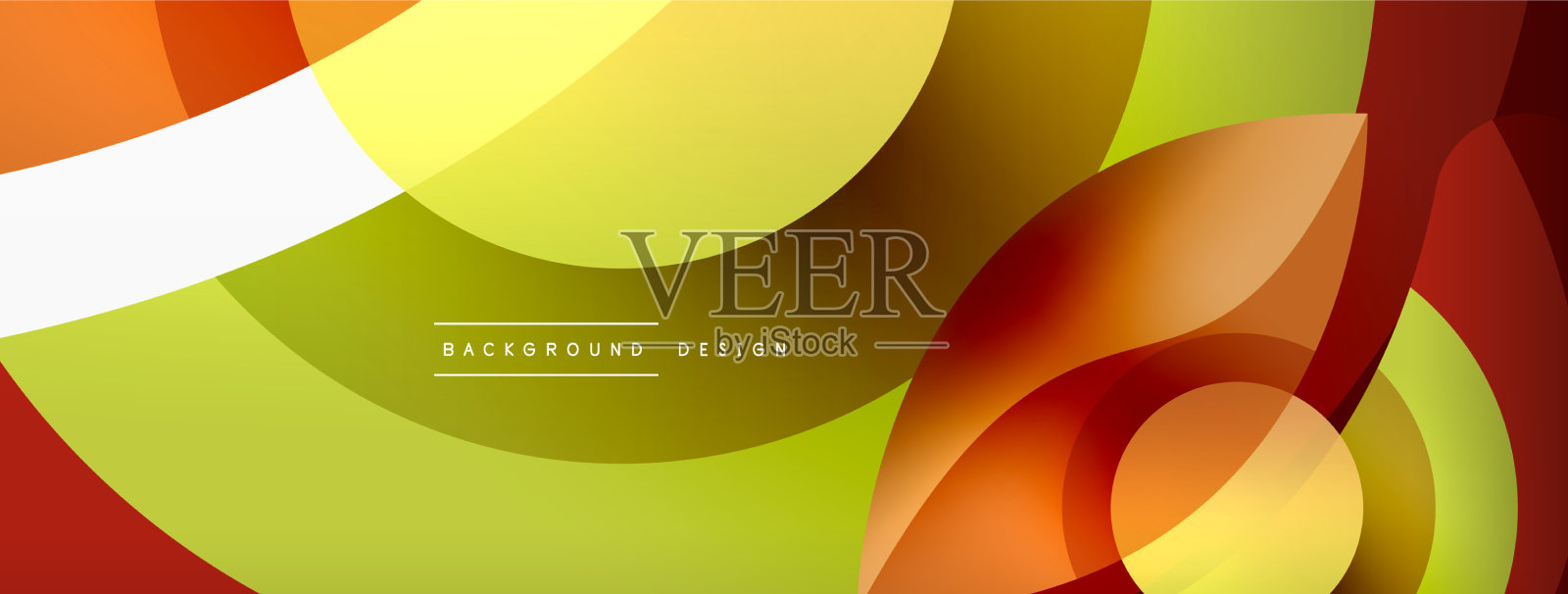 抽象背景与颜色几何形状插画图片素材