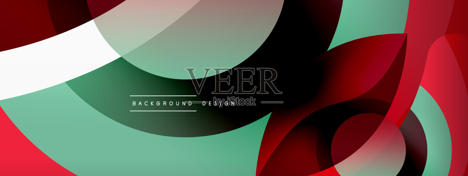 抽象背景与颜色几何形状插画图片素材