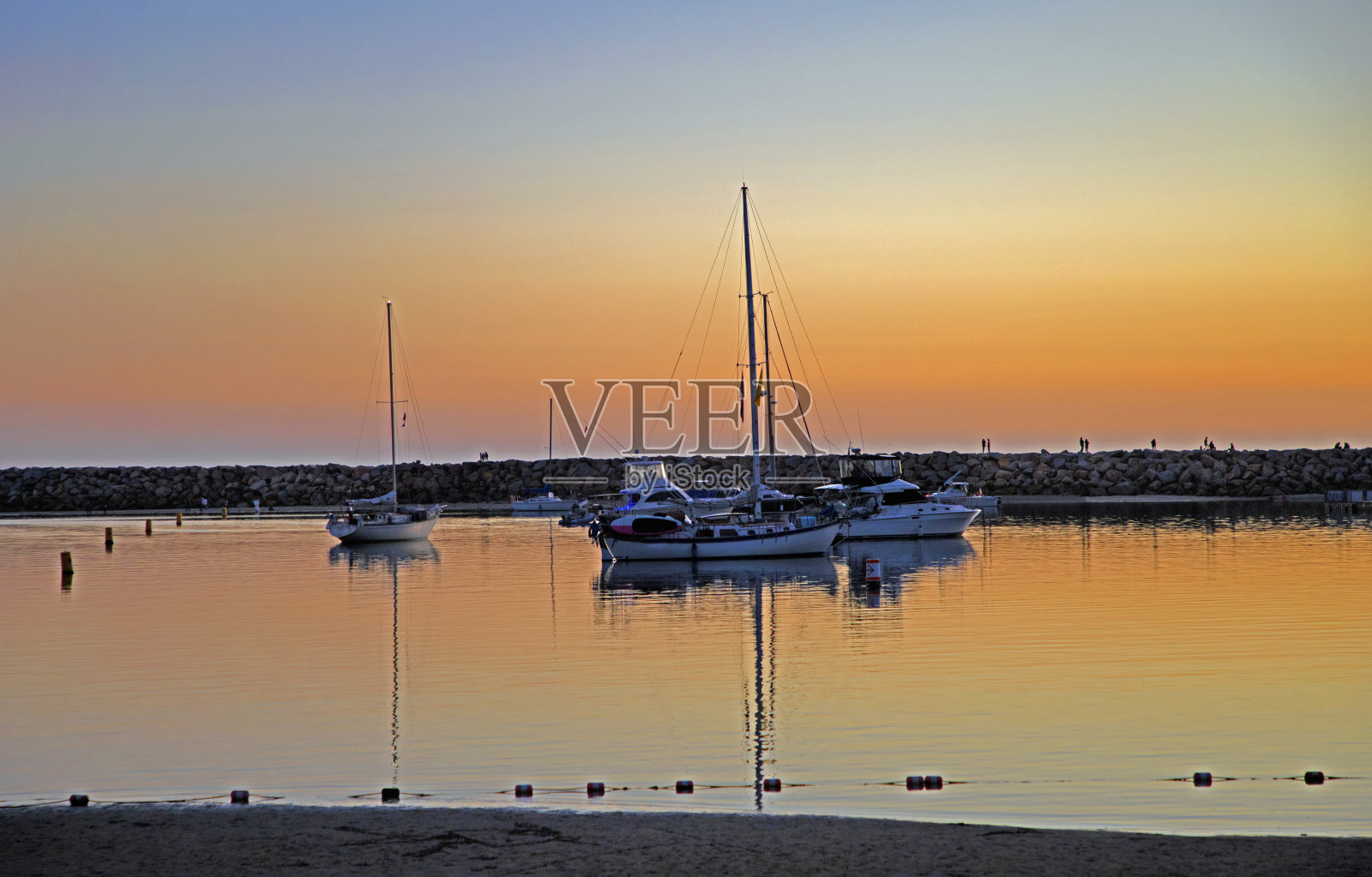 港反射照片摄影图片