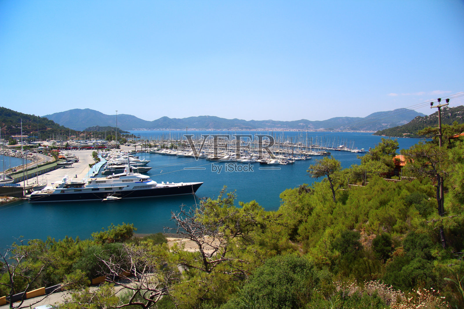 马尔马里斯码头， 穆拉， 土耳其照片摄影图片