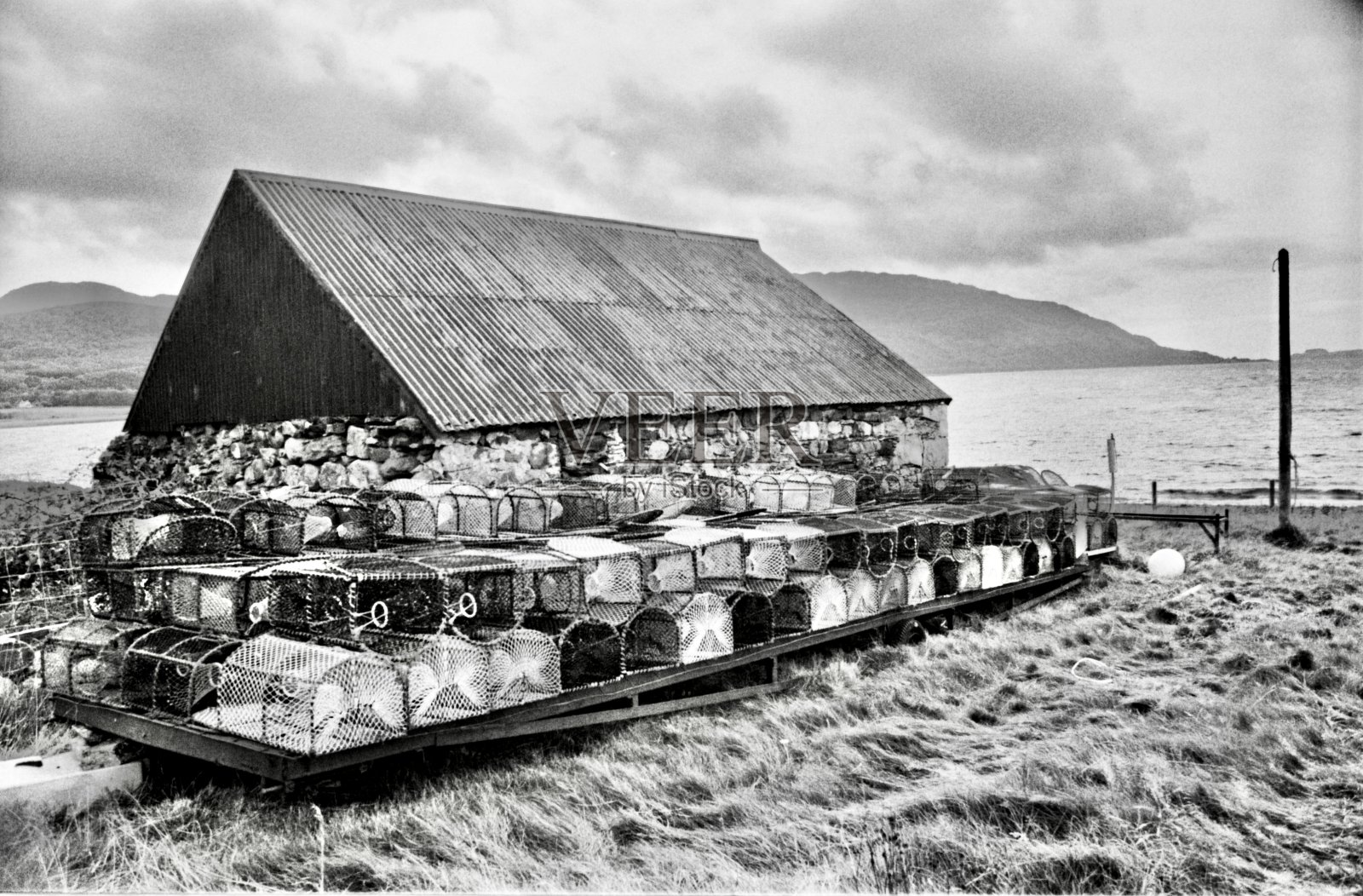 单色海景照片摄影图片