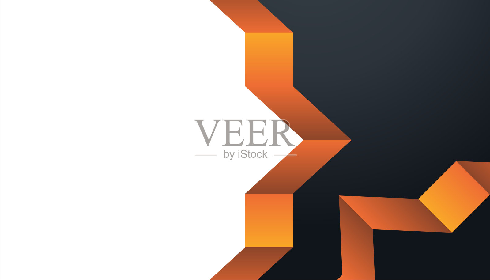 现代橙色抽象背景。矢量插图设计的演示，横幅，封面，网页，传单，卡片，海报，墙纸，纹理，幻灯片，杂志，和powerpoint。插画图片素材