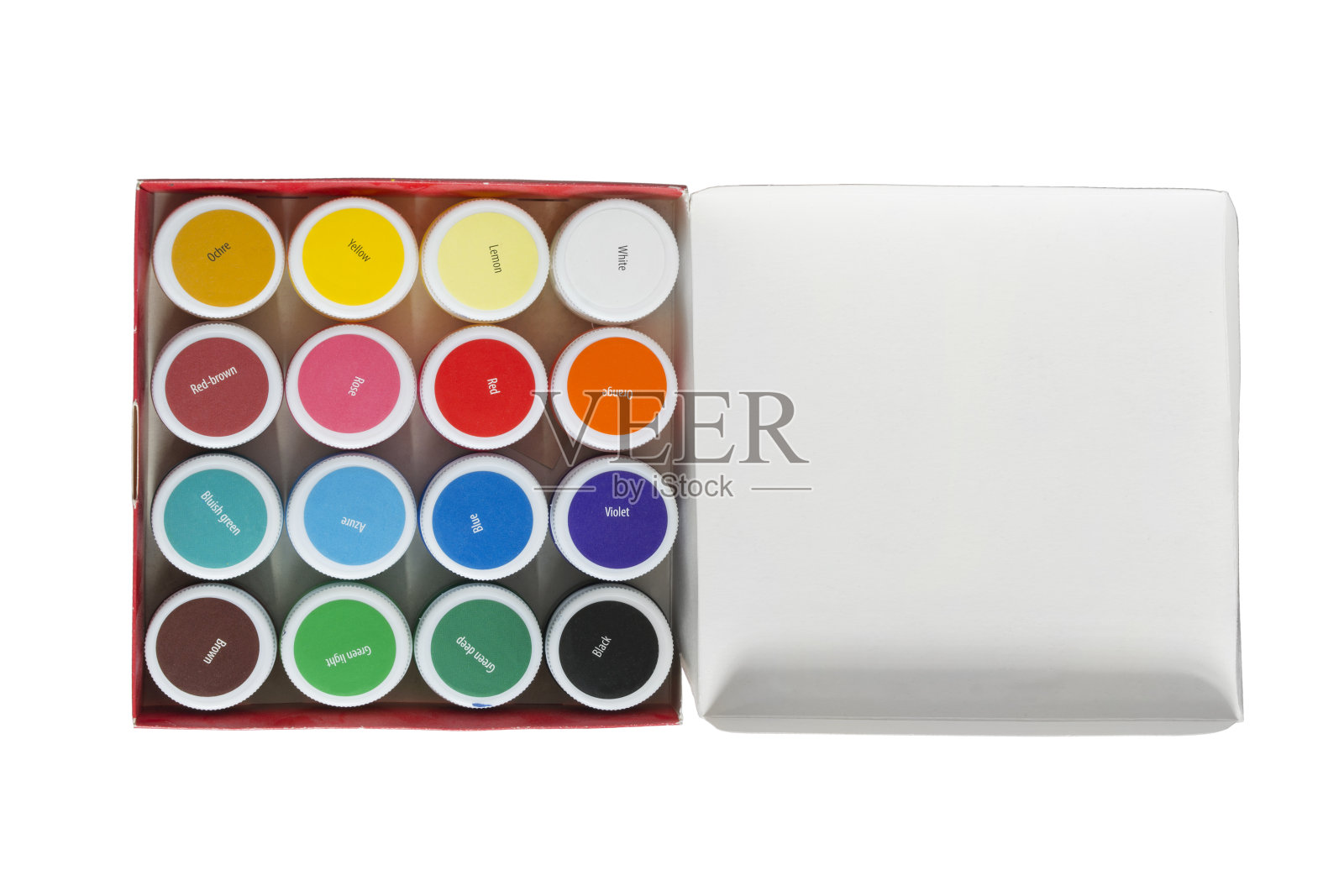 水粉画颜料孤立照片摄影图片