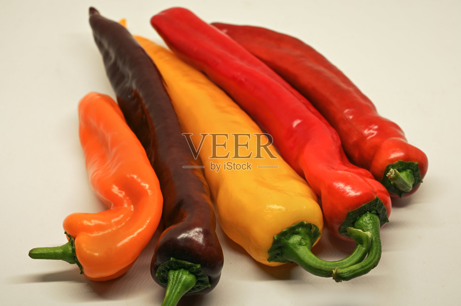 彩色长辣椒照片摄影图片