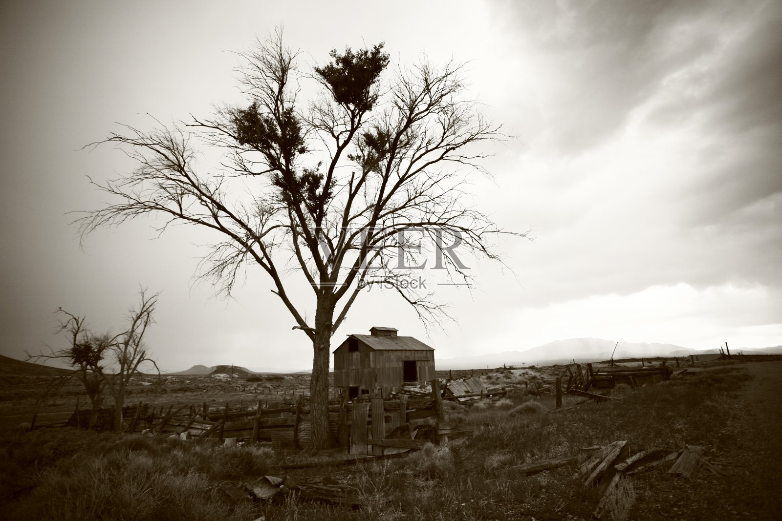 蒙大拿州的农舍照片摄影图片