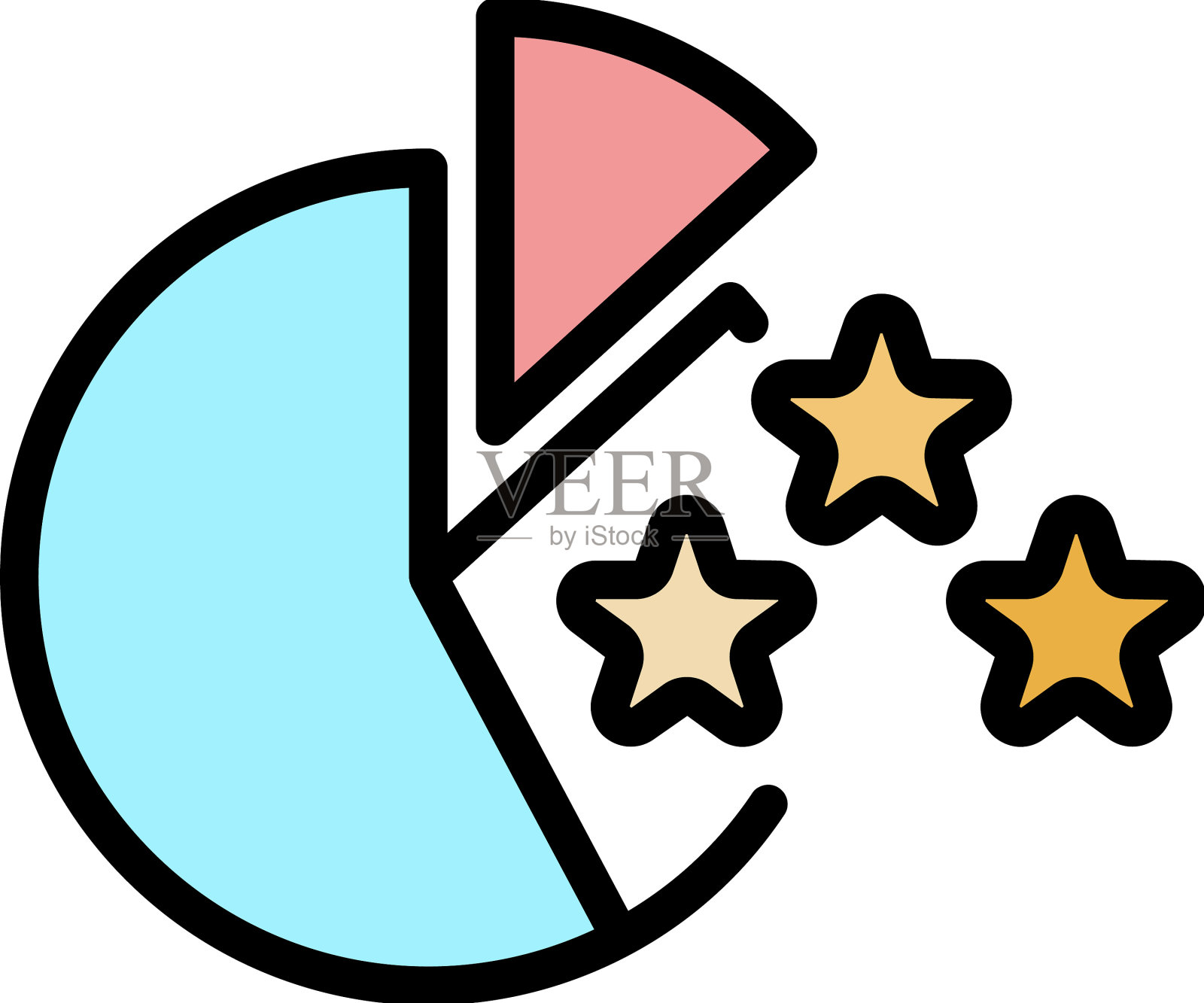 专长目标图标颜色大纲插画图片素材