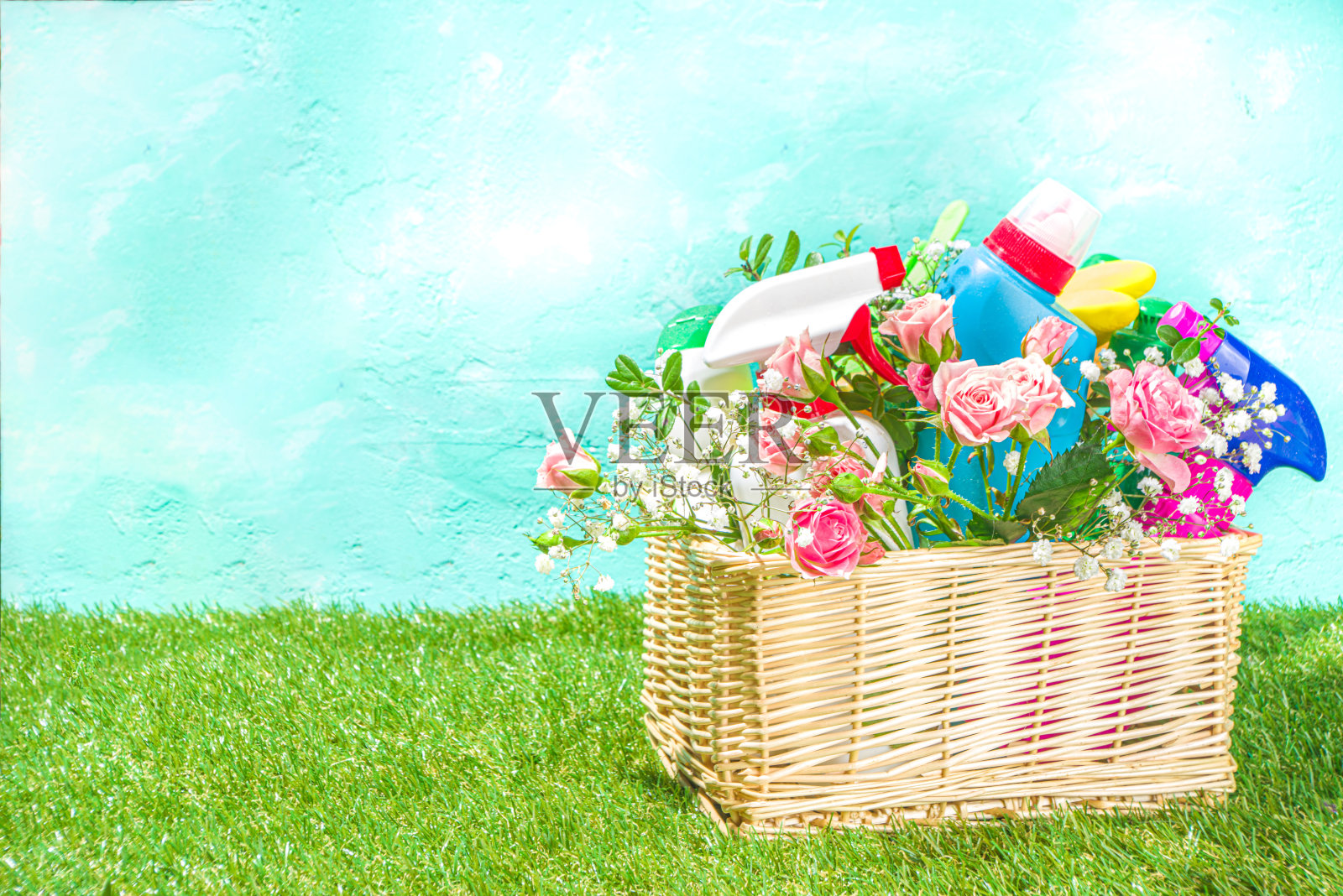 春季大扫除的概念照片摄影图片