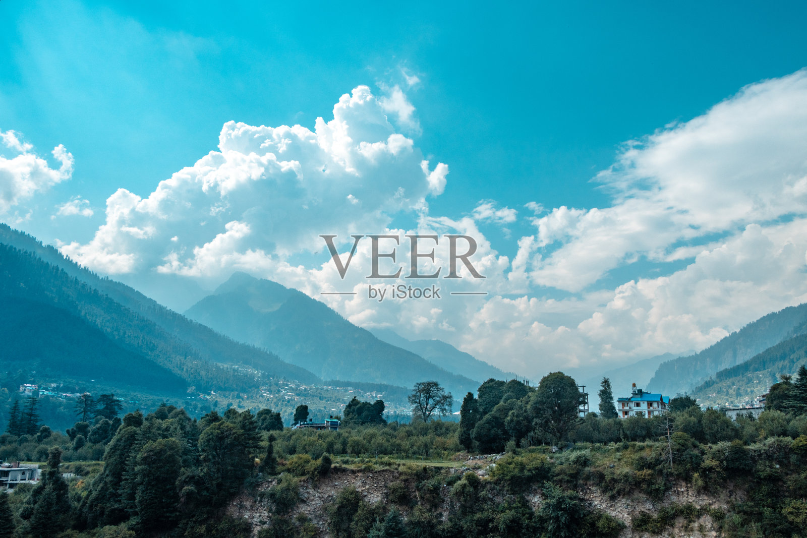 2019冠状病毒病后会见喜马拉雅山脉照片摄影图片