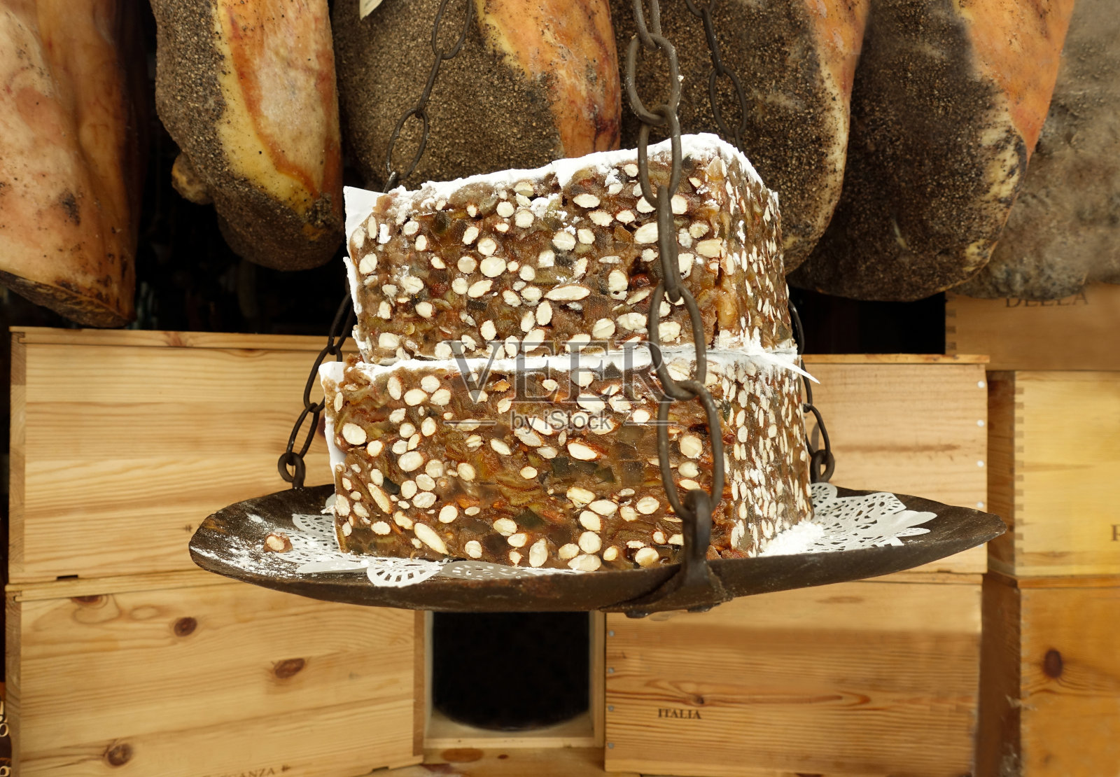 意大利锡耶纳的薄饼卷饼照片摄影图片