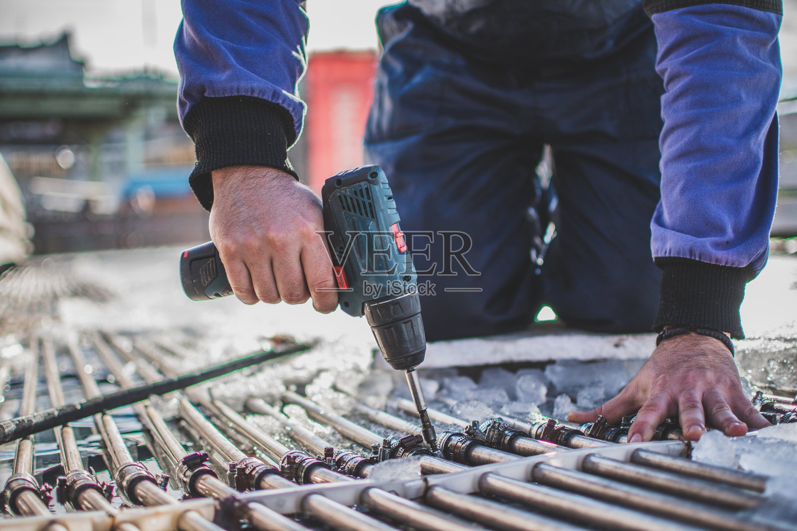 溜冰场地板管道照片摄影图片