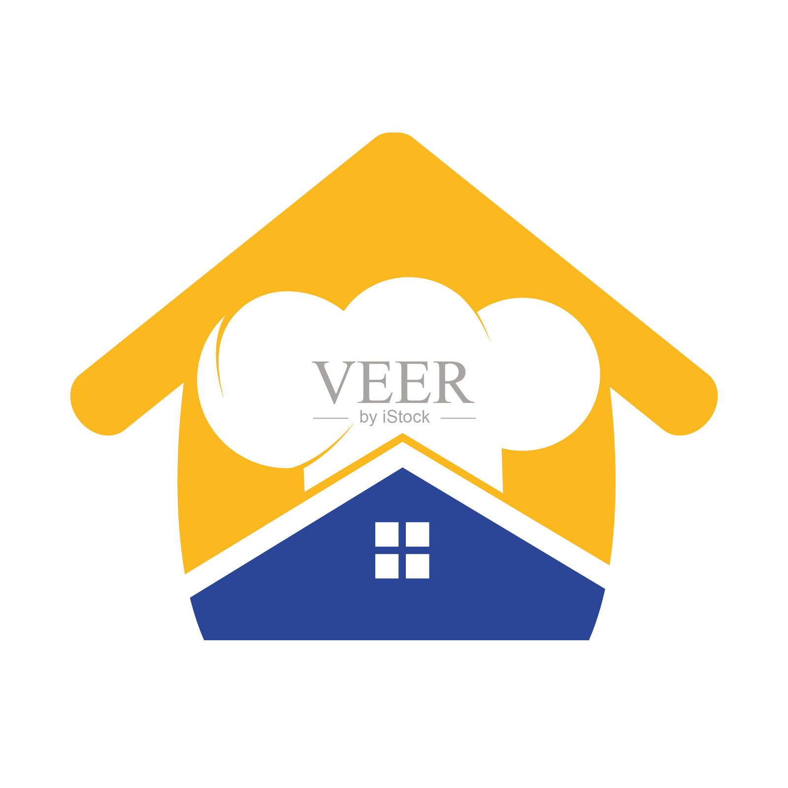 厨师屋矢量logo设计模板。设计元素图片