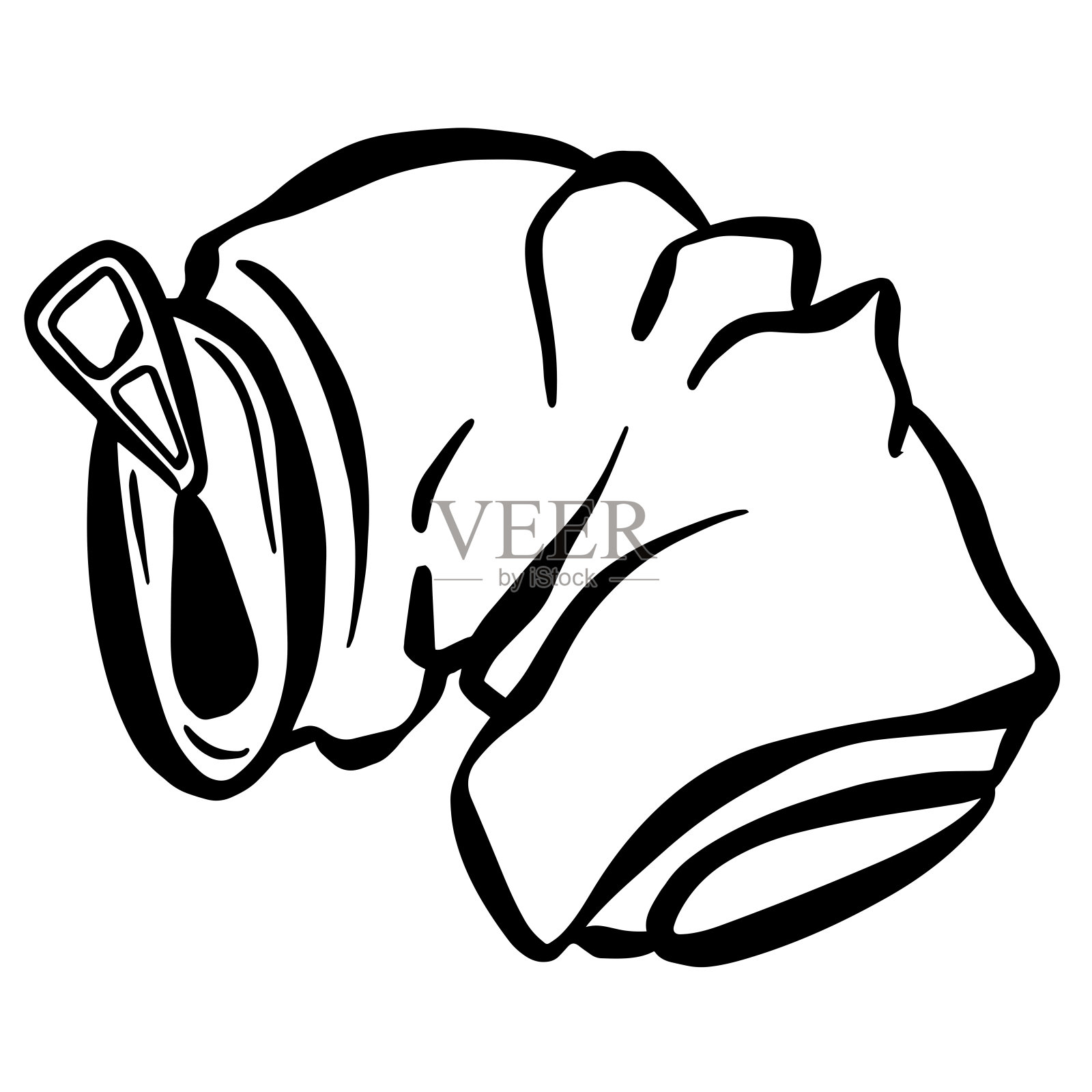 压碎的可乐罐或铝罐卡通标志吉祥物设计元素图片