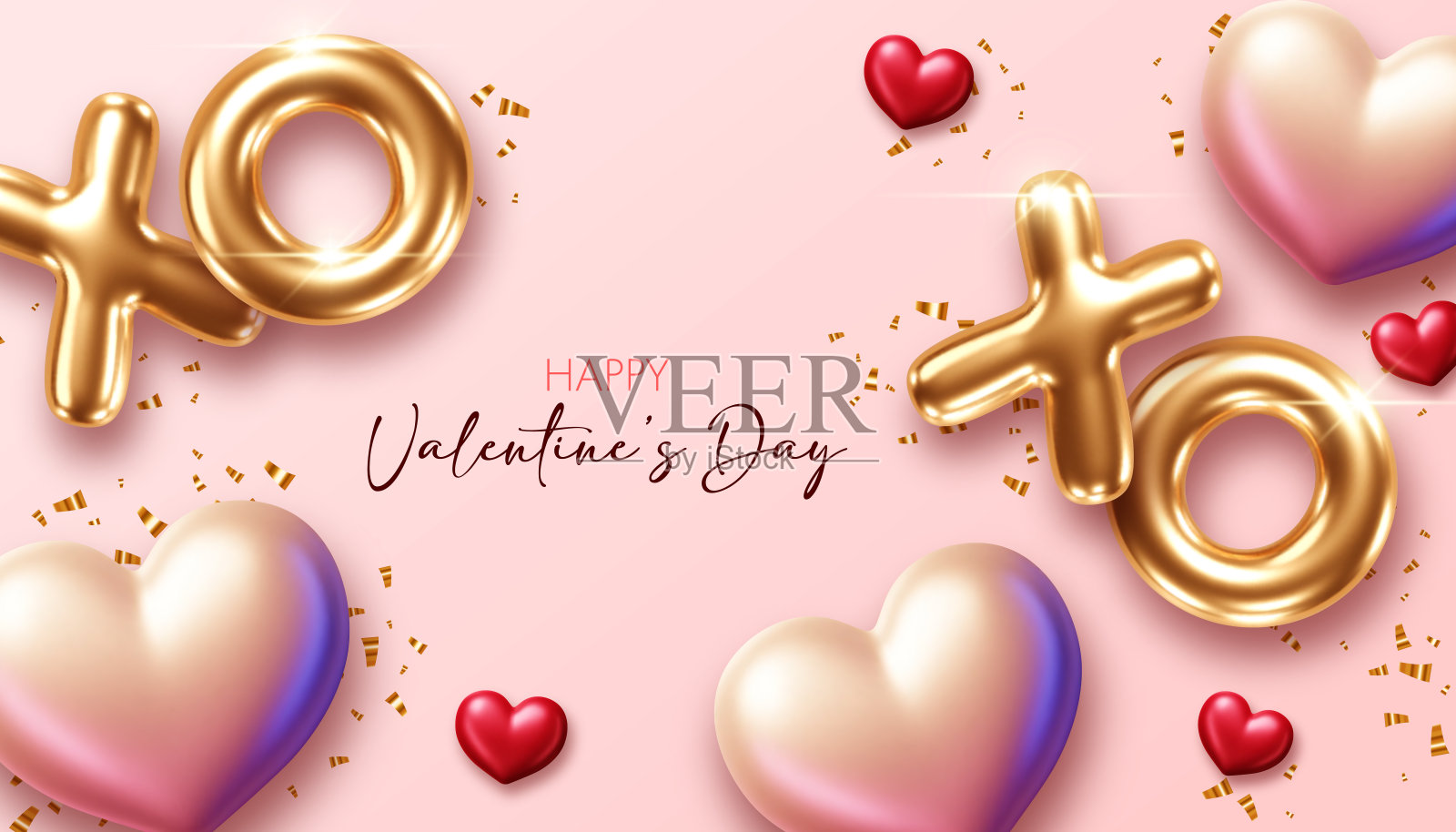 情人节的背景插画图片素材