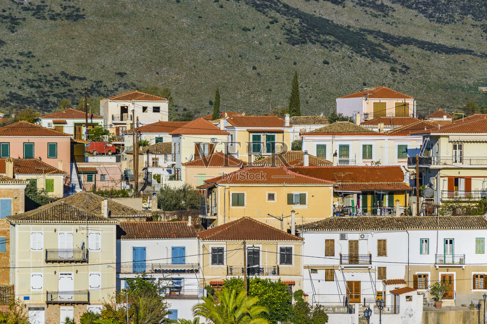 Galaxidi镇,希腊照片摄影图片