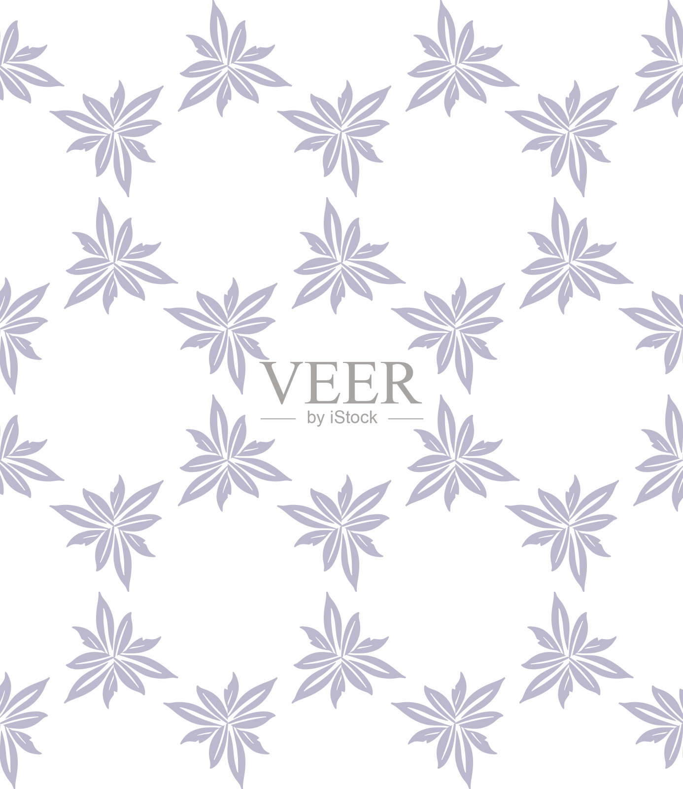 无缝模式。古董装饰。插画图片素材