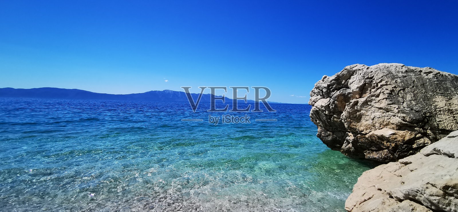 克罗地亚的亚得里亚海照片摄影图片