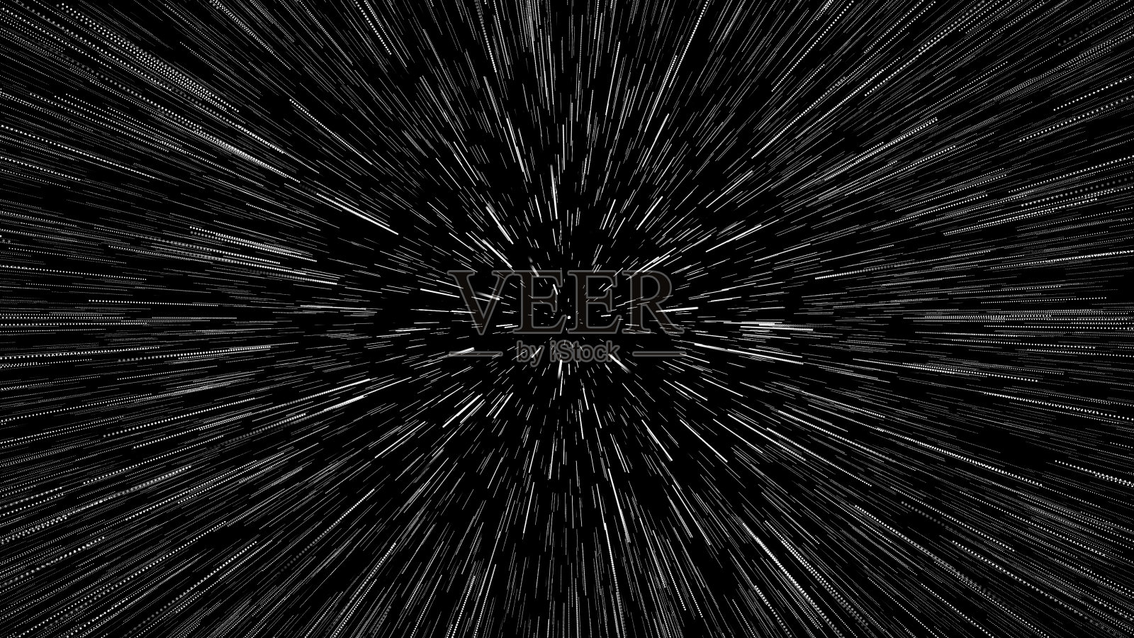 漫画超级跳跃速度线星场在黑色背景照片摄影图片