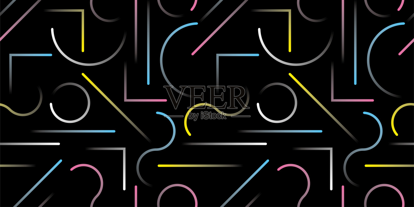 时尚的背景。无缝模式。插画图片素材