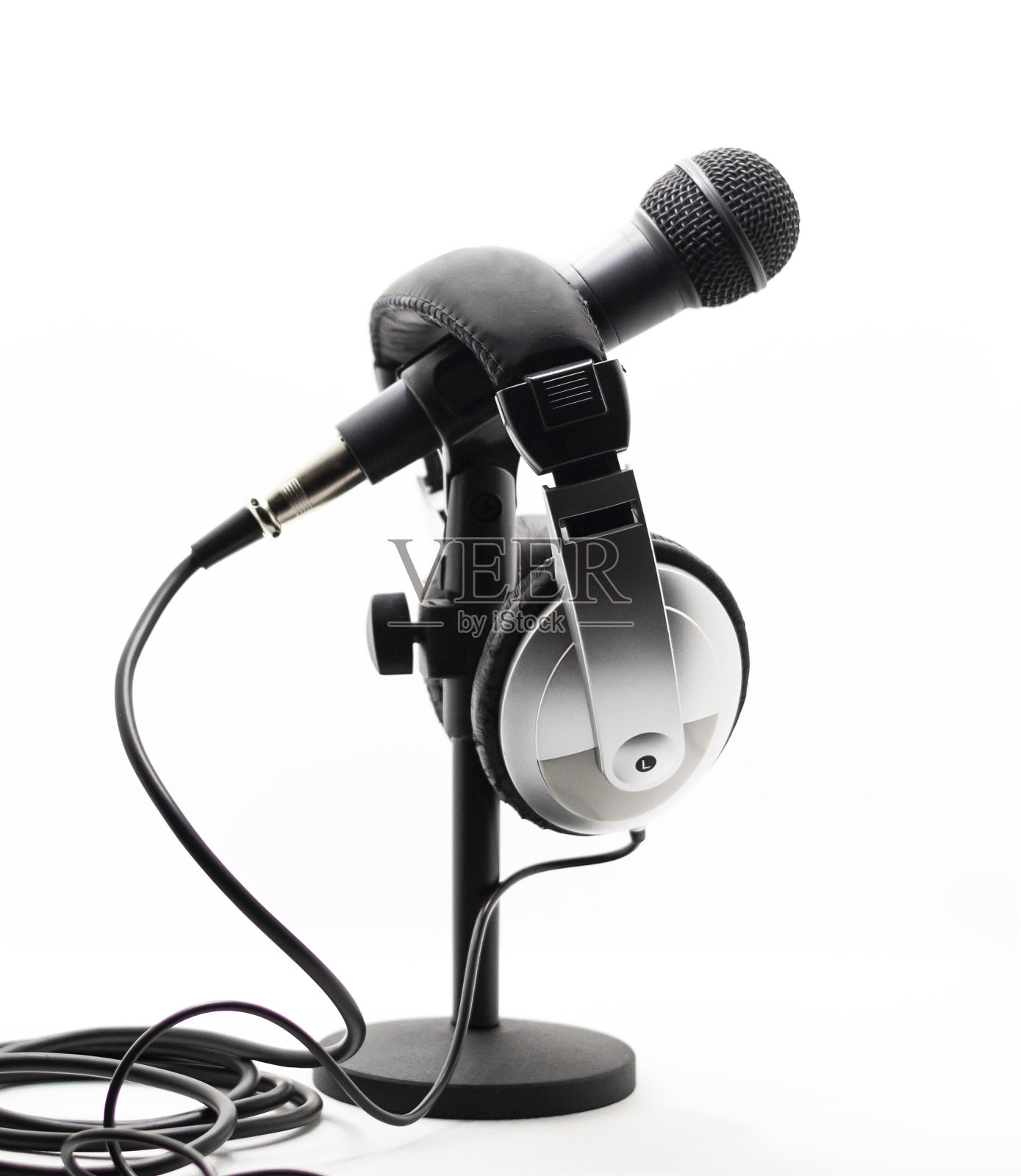 白色背景下的相机特写镜头照片摄影图片