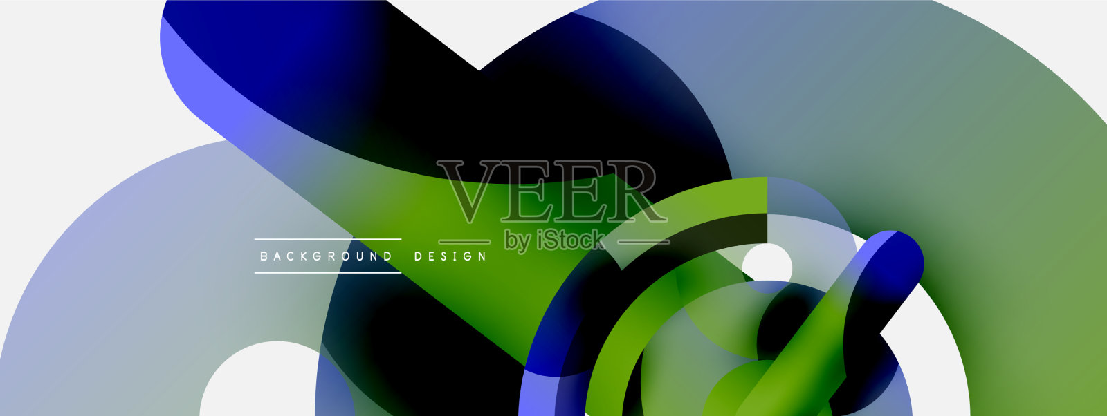 圆形、圆形和其他几何形状插画图片素材