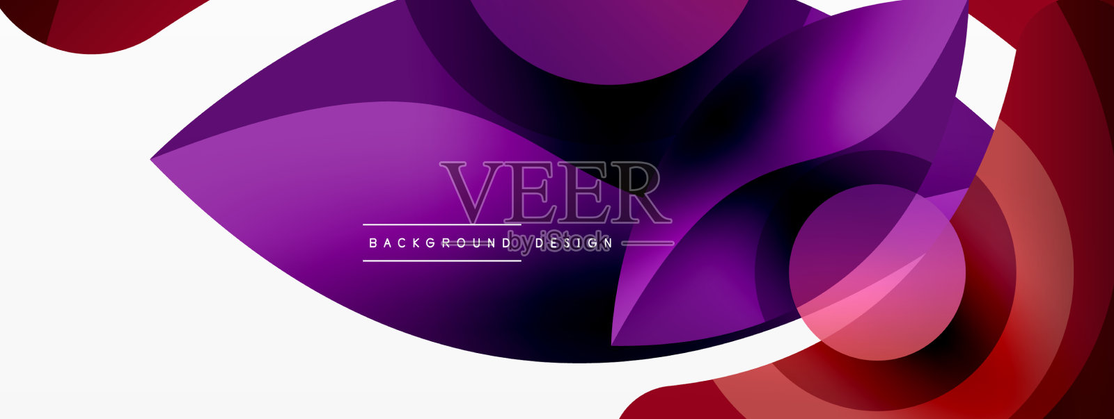 抽象背景与颜色几何形状插画图片素材