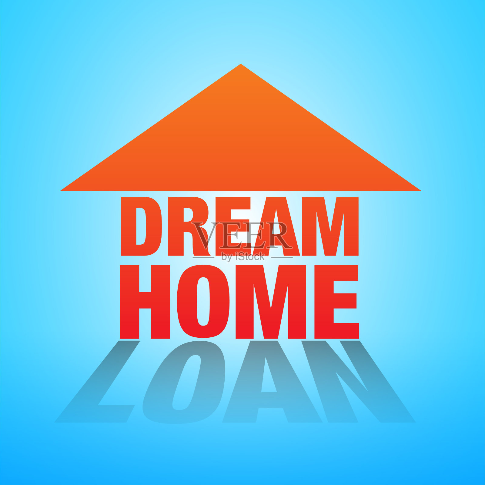 梦想家园贷款创意概念，为家庭金融推广推广。照片摄影图片