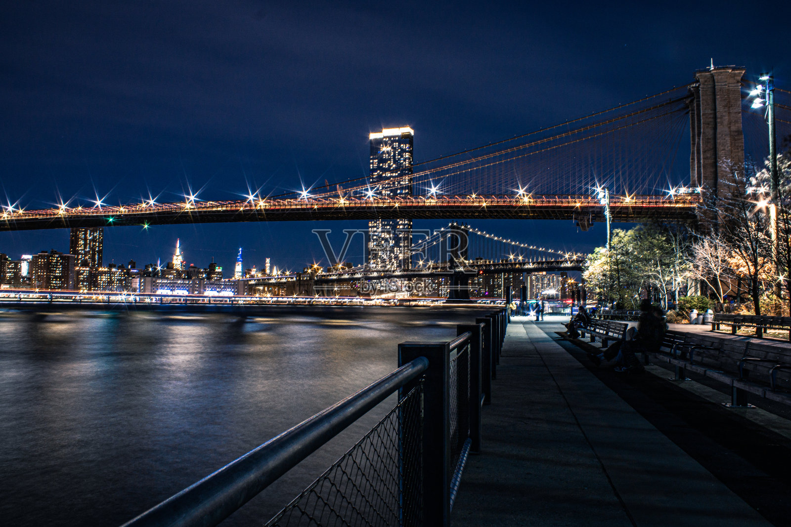 布鲁克林大桥公园照片摄影图片