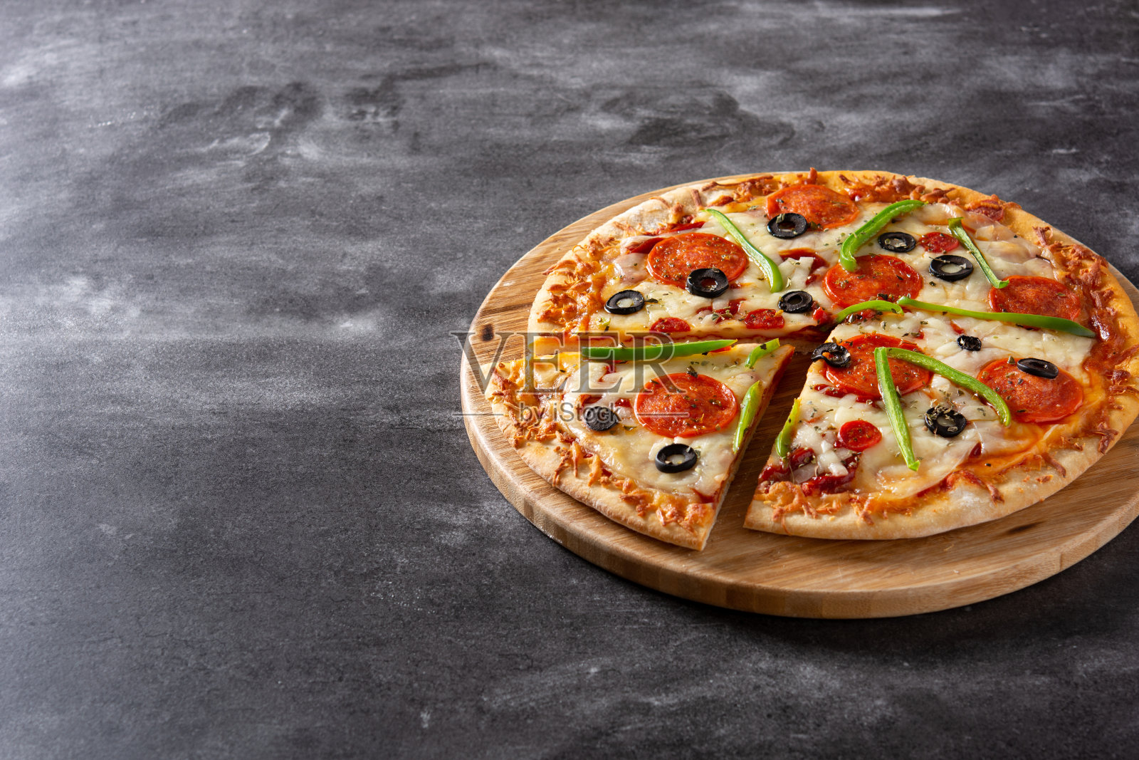 传统的最高披萨照片摄影图片