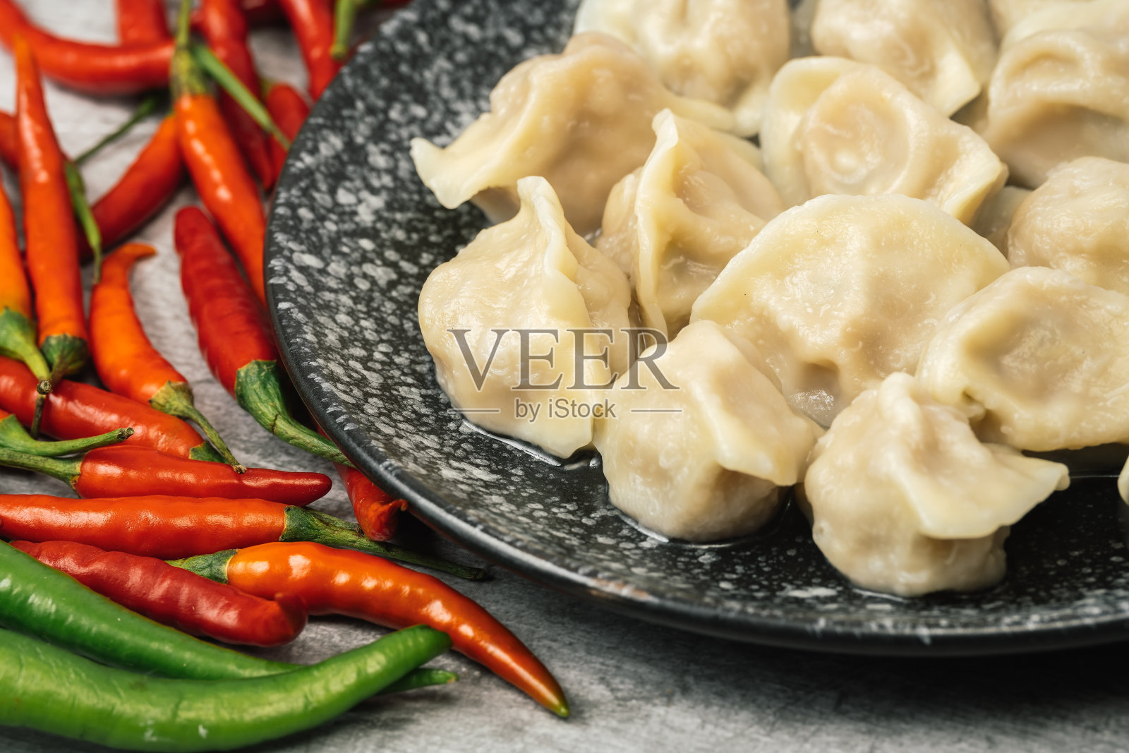 中国传统食品饺子照片摄影图片