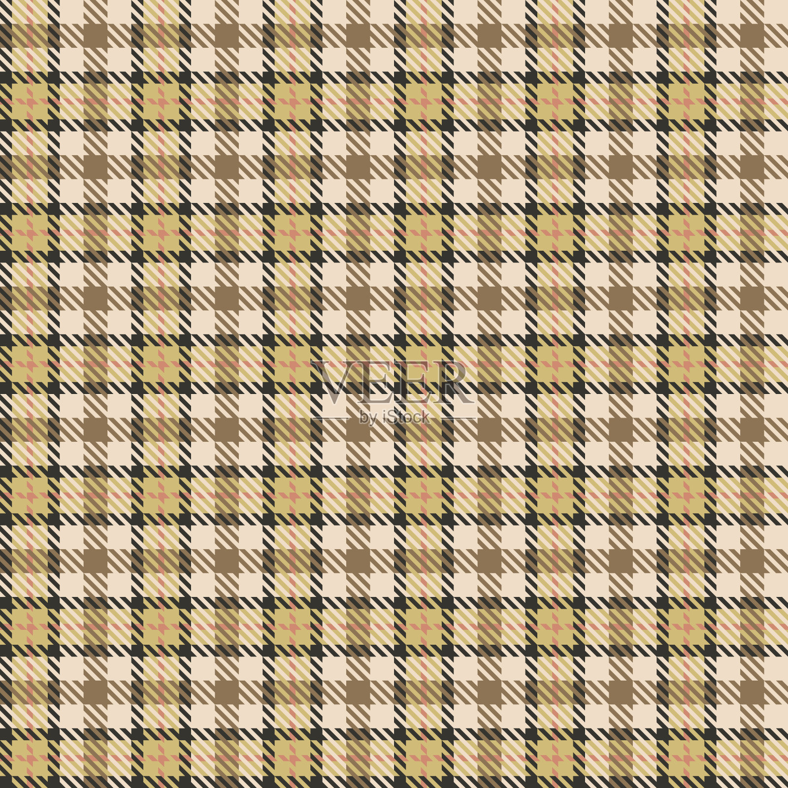 格子无缝模式。插画图片素材