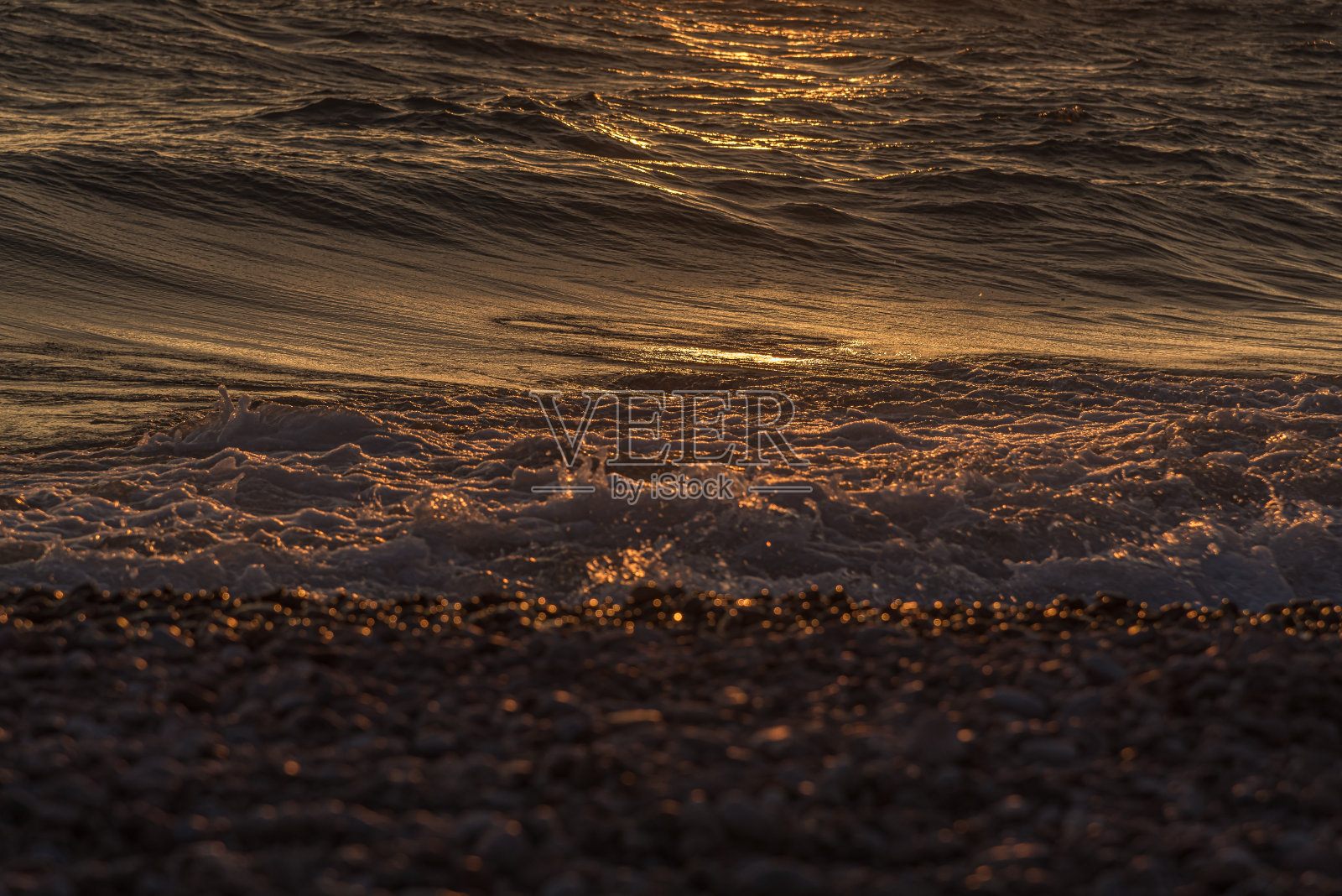 苏必利尔湖上的日落照片摄影图片