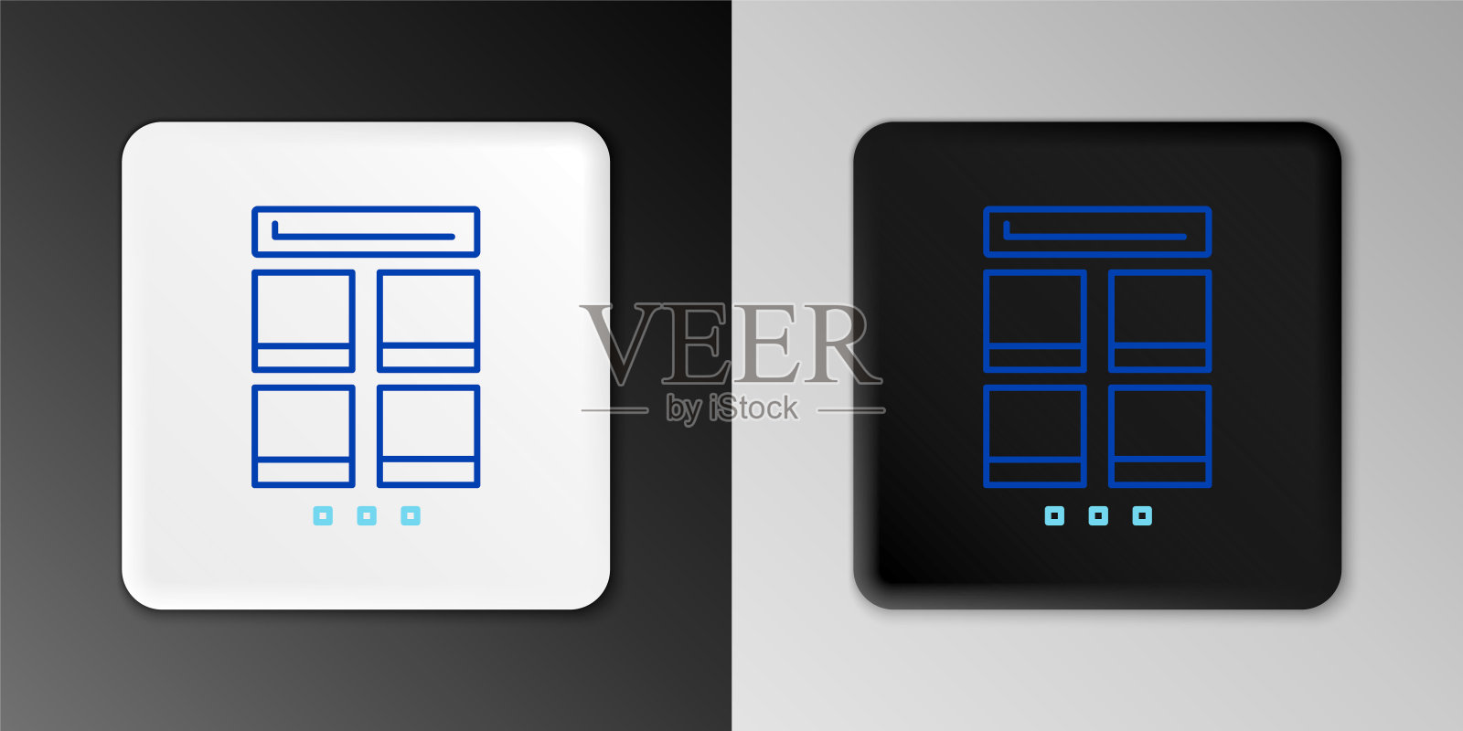 在线购物在手机图标孤立的灰色背景。网上商店，移动商店应用程序和支付账单。色彩斑斓的轮廓的概念。向量图标素材