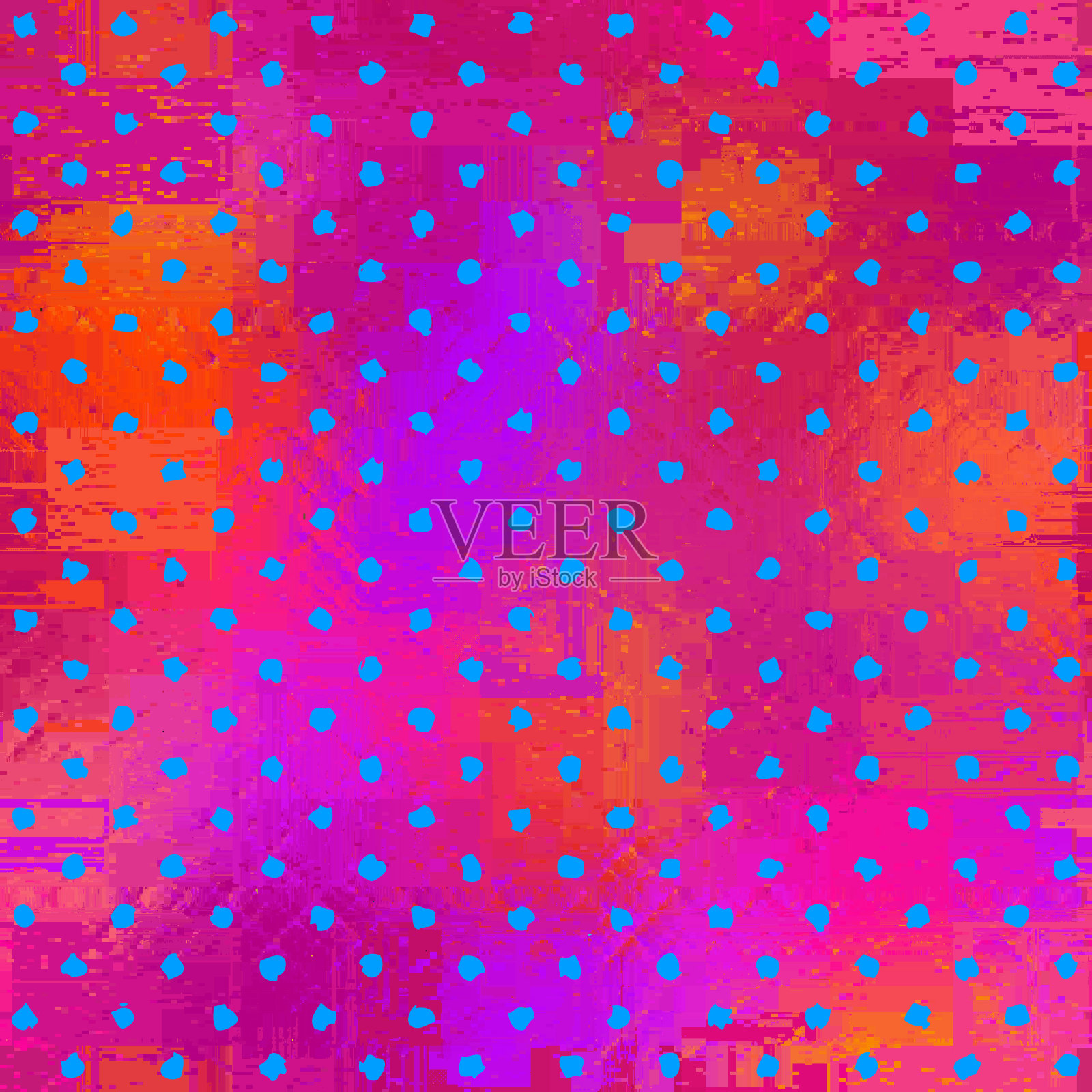 矢量图像与模仿垃圾数据amoshing纹理。插画图片素材