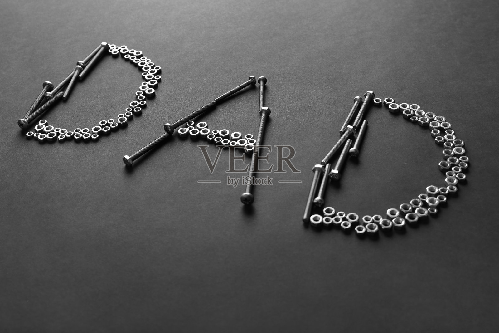 爸爸从螺栓和螺母照片摄影图片