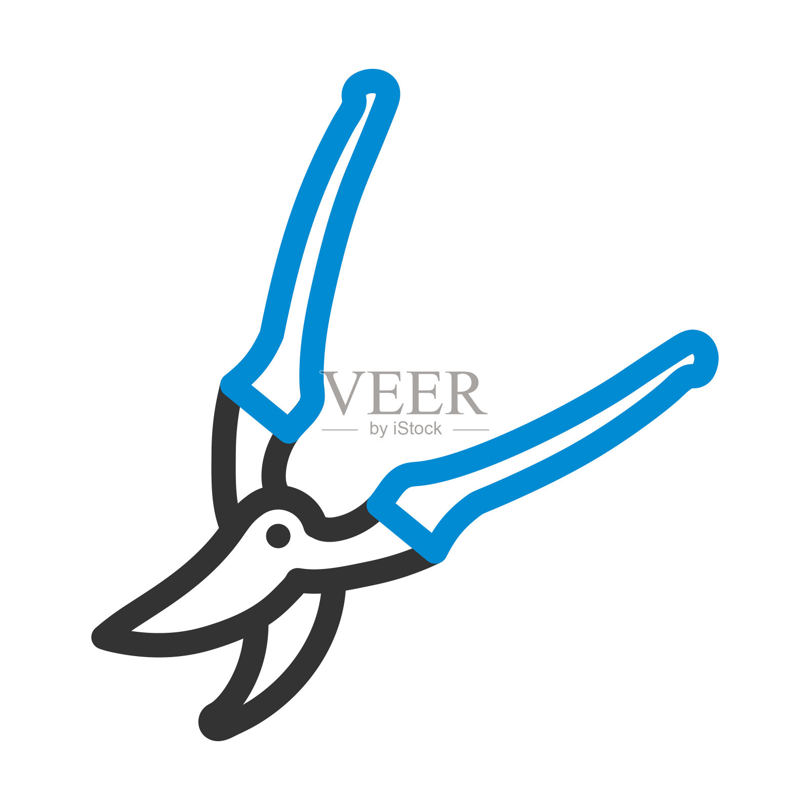 花园剪刀图标设计元素图片