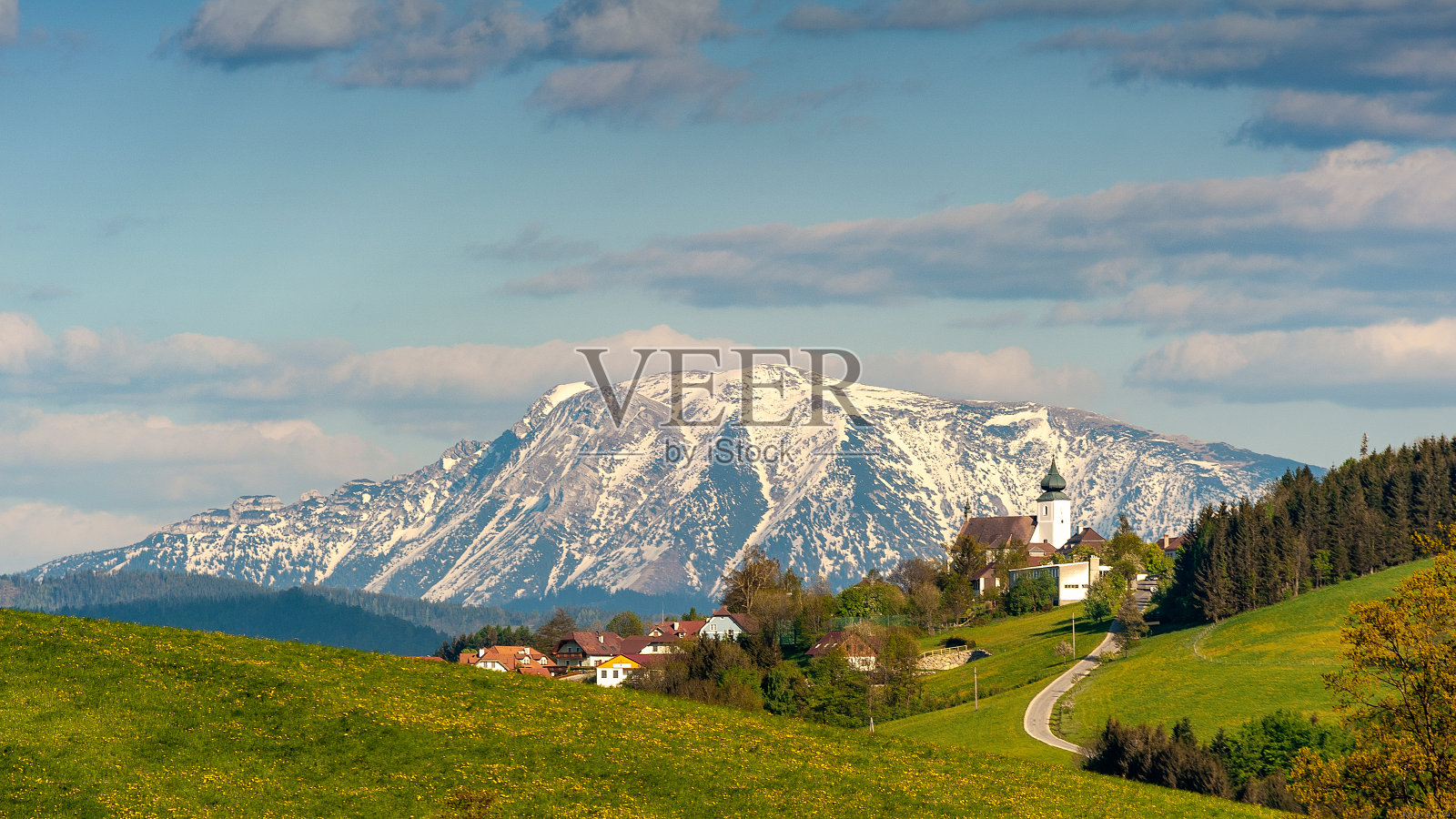 这是圣里哈德与浴巾，穆斯特维德照片摄影图片