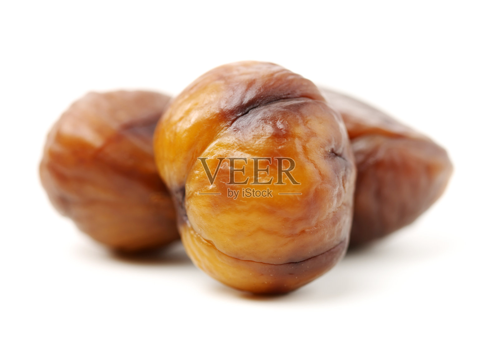 中国菜，去皮烤栗子照片摄影图片