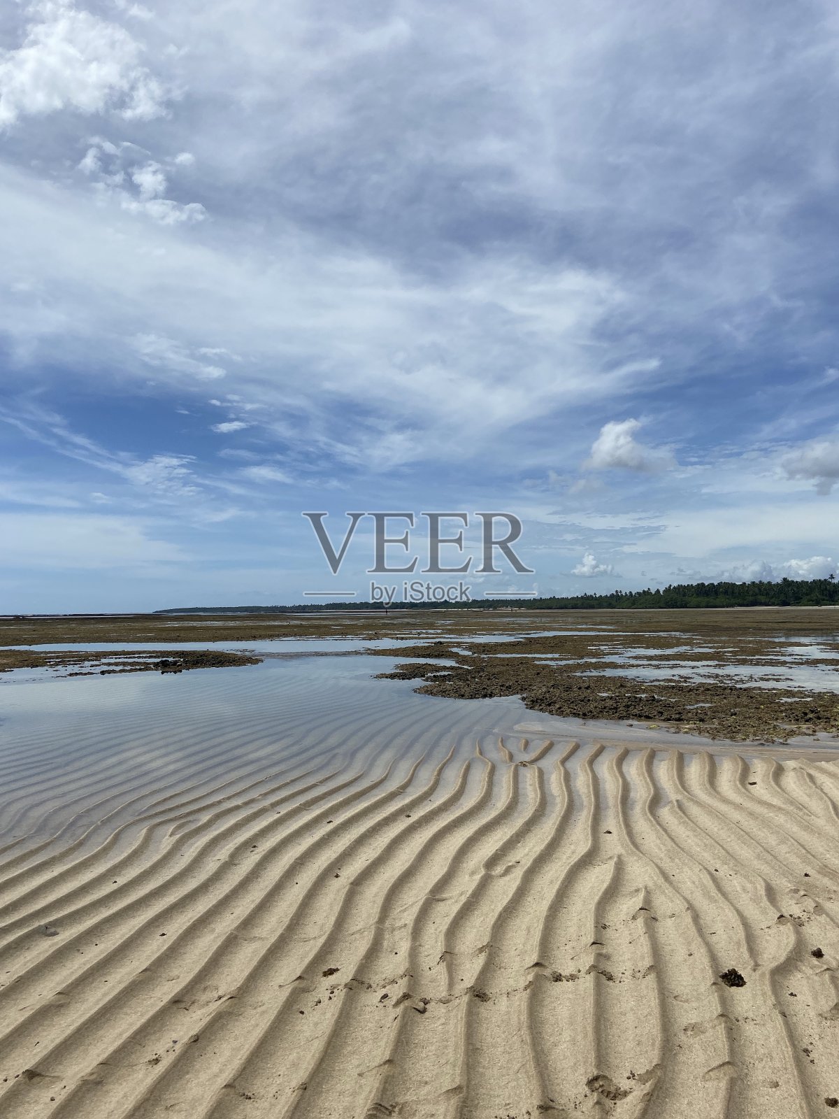 退潮的时候照片摄影图片