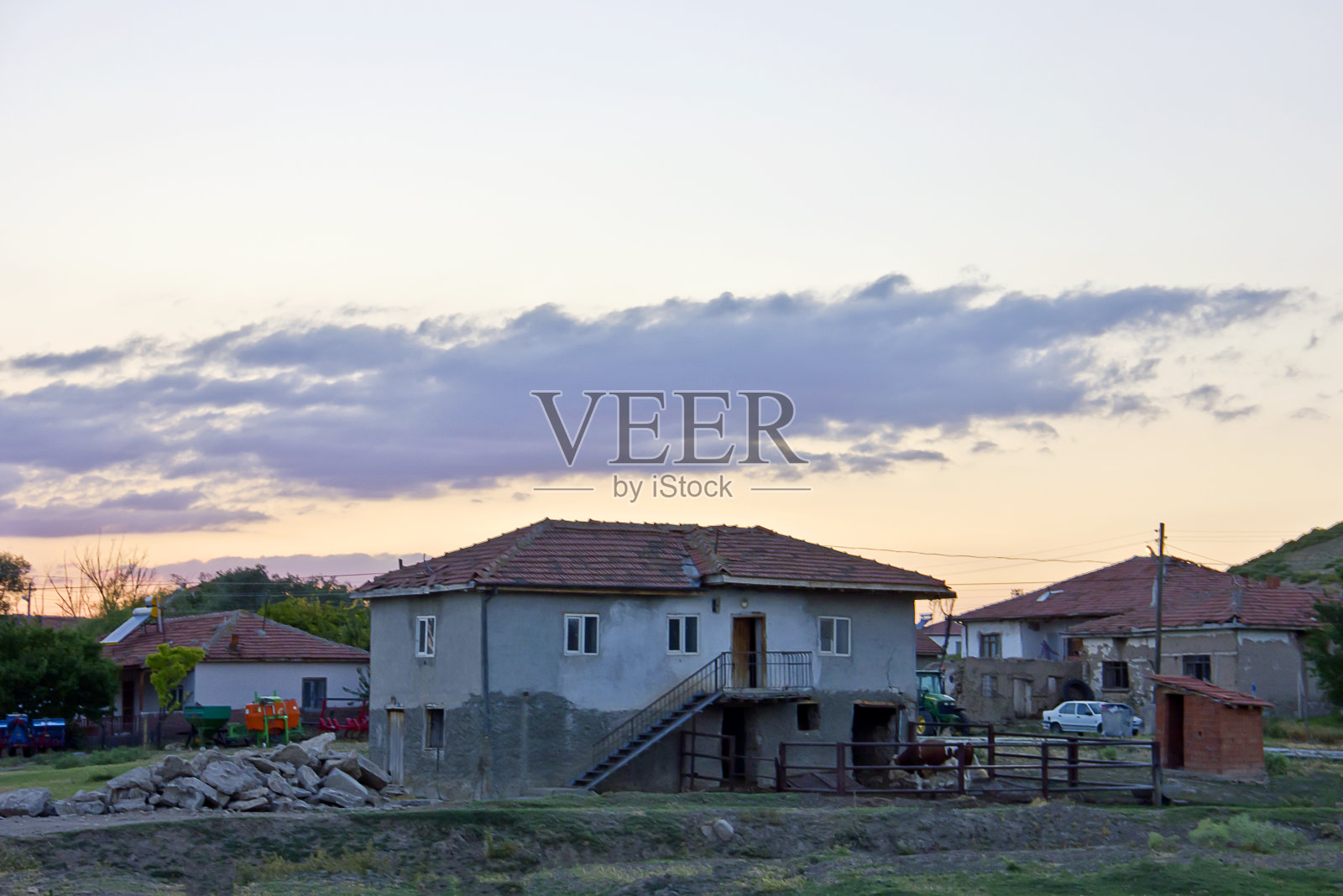 村视图照片摄影图片