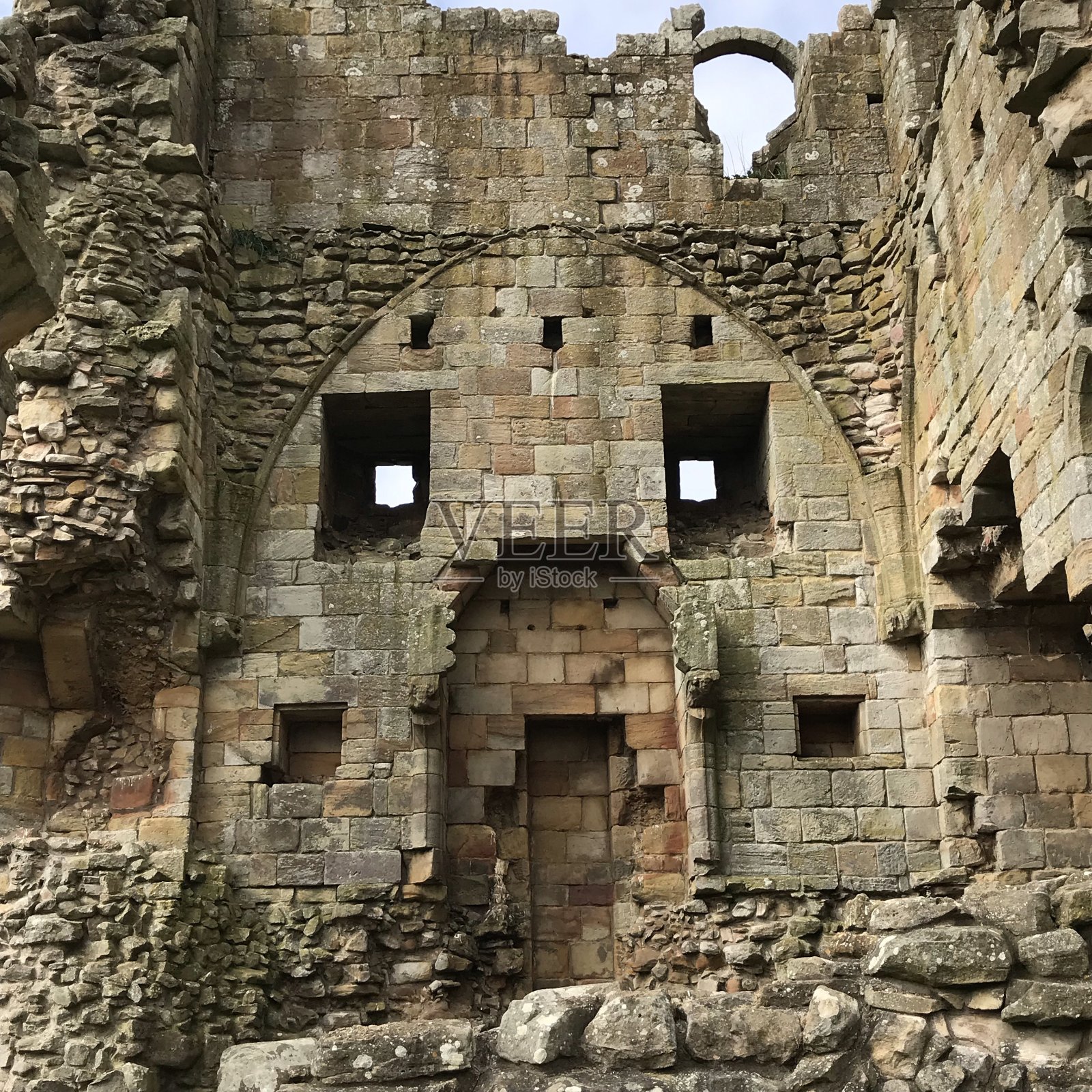 英国诺森伯兰郡艾德林汉姆城堡照片摄影图片