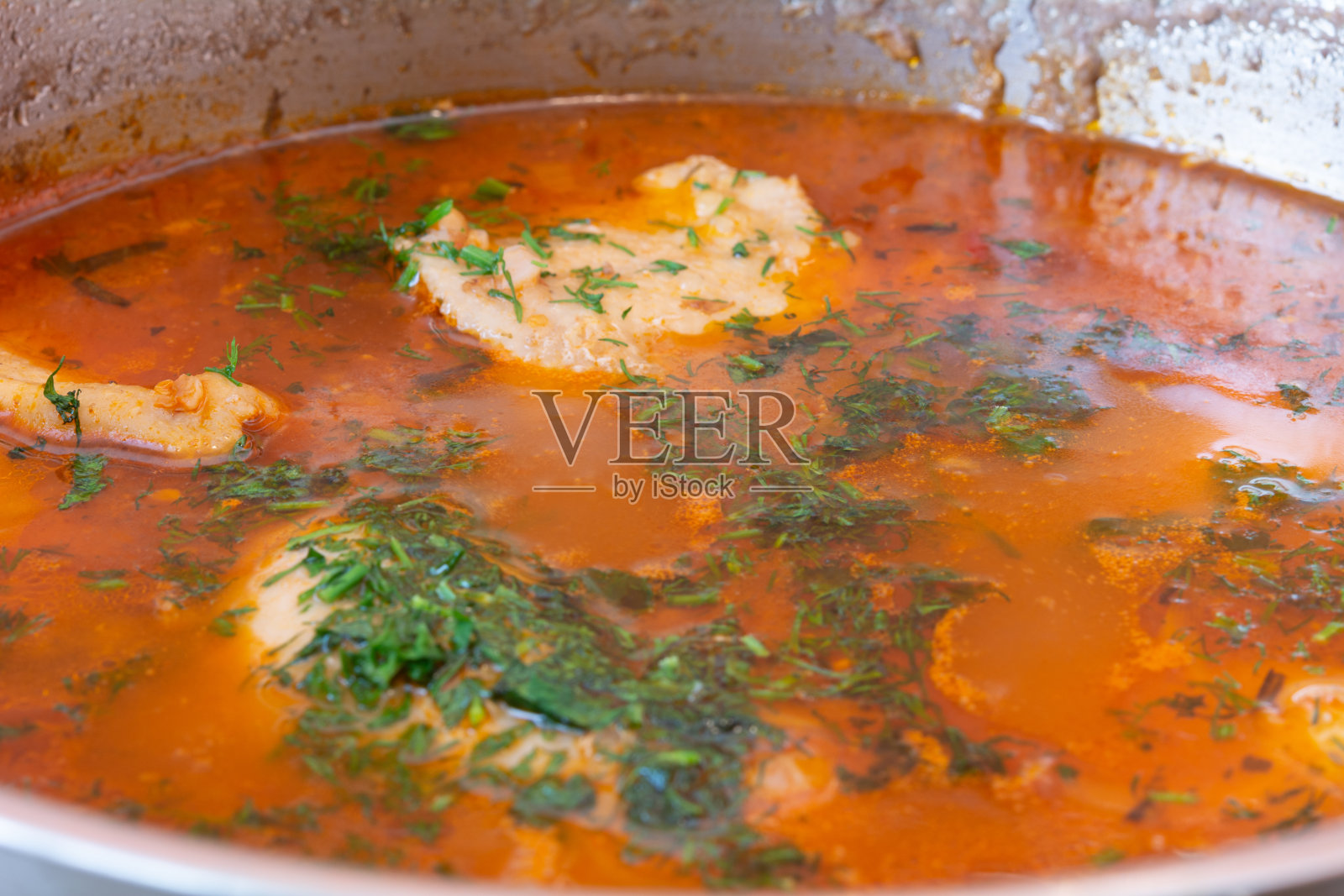 红罗宋汤，乌克兰菜，特写，选择性聚焦，浅景深照片摄影图片