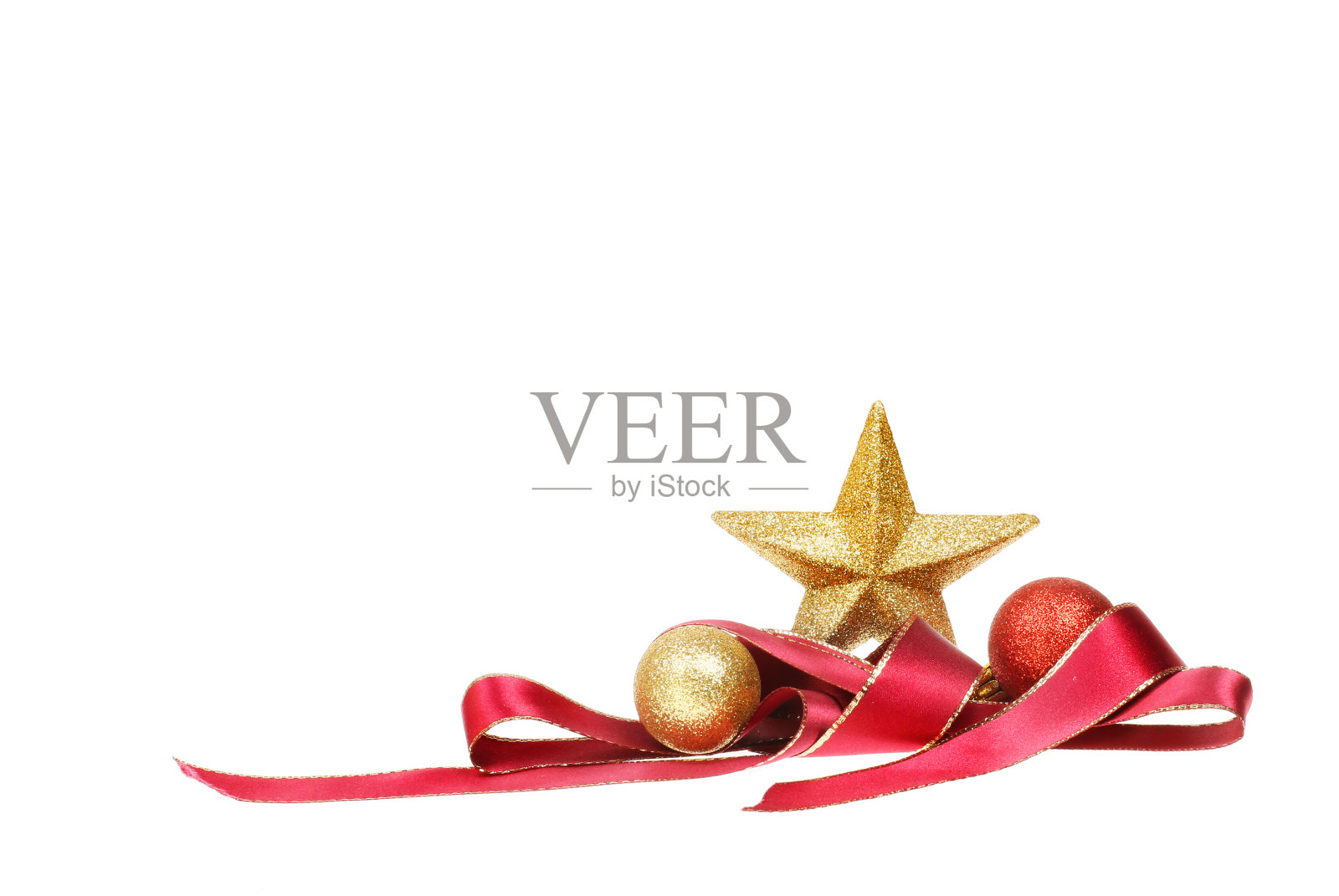 明星彩带装饰照片摄影图片